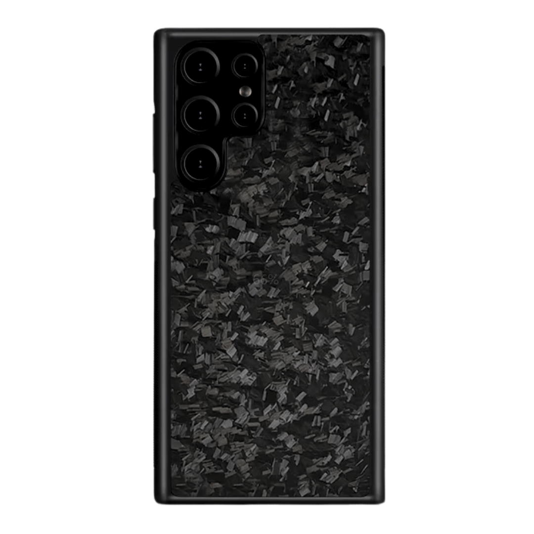Carbon Fiber Samsung S Model Series Case - Forged Black