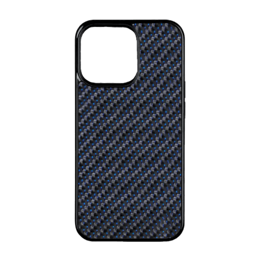 Carbon Fiber iPhone Case - Twill Carbon Blue